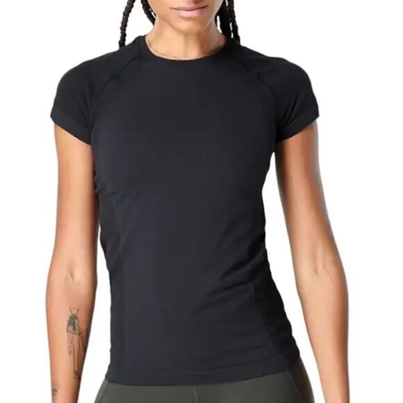 NWT Sweaty Betty Athlete Seamless Workout Tee Size M - Picture 1 of 7